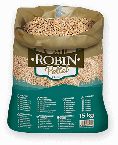 worek pelletu opałowego Robin do kupienia w Głuszycy lub sklepie internetowym